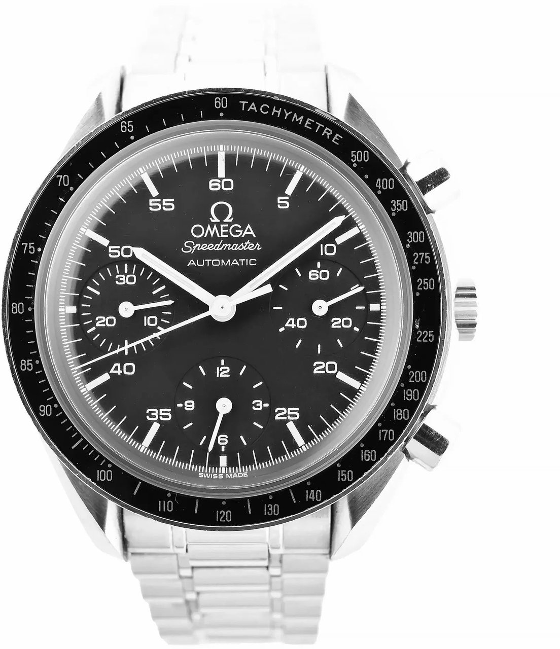 Omega Omega Speedmaster 3510.50 59877179 SS AT Black Dial Watch Zwart