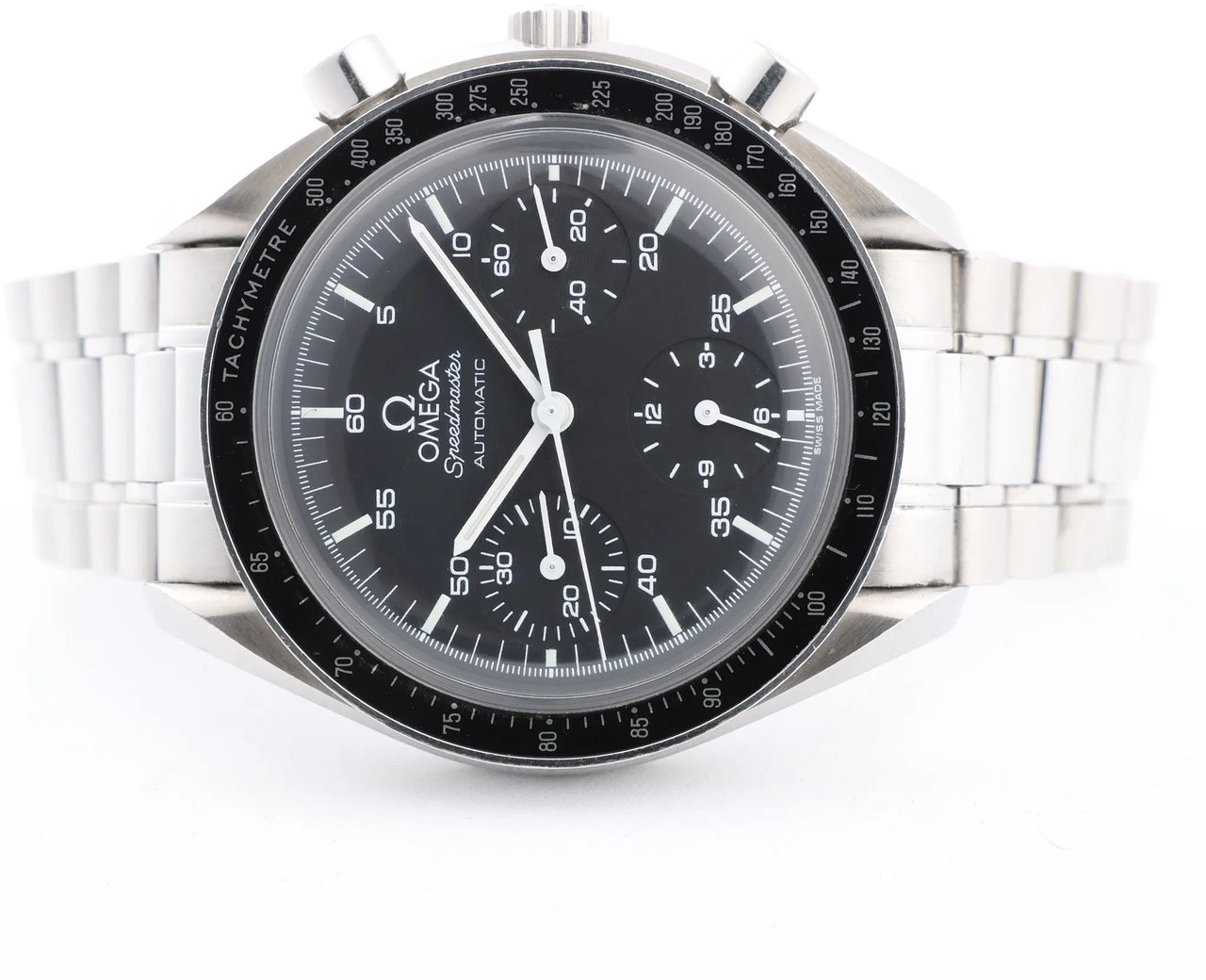 Omega Omega Speedmaster 3510.50 59877179 SS AT Black Dial Watch Zwart