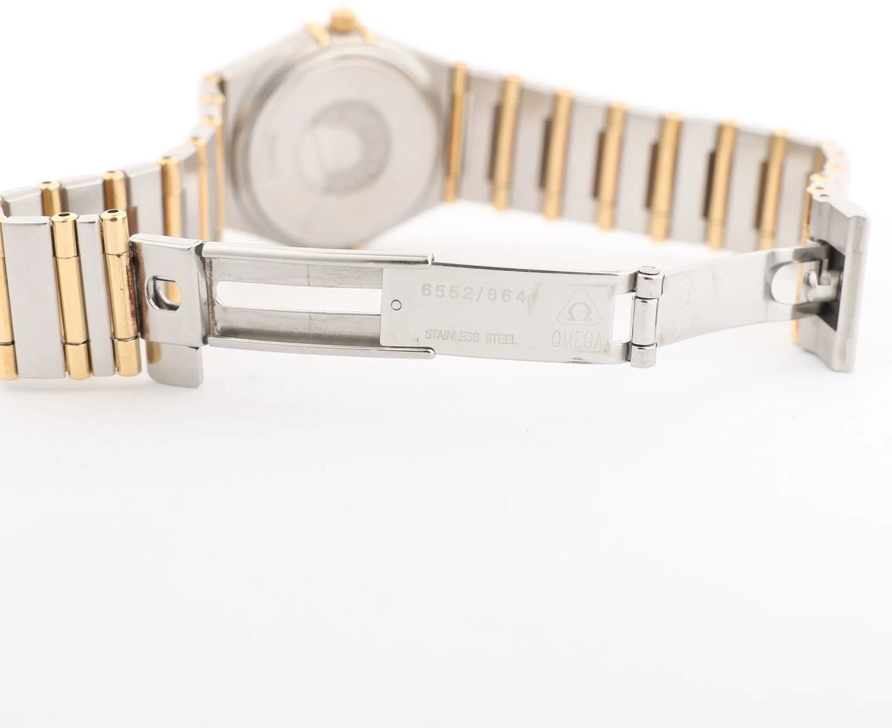 Omega Omega Constellation 1262.10.00 SS YG QZ Watch with Gold Dial Divers