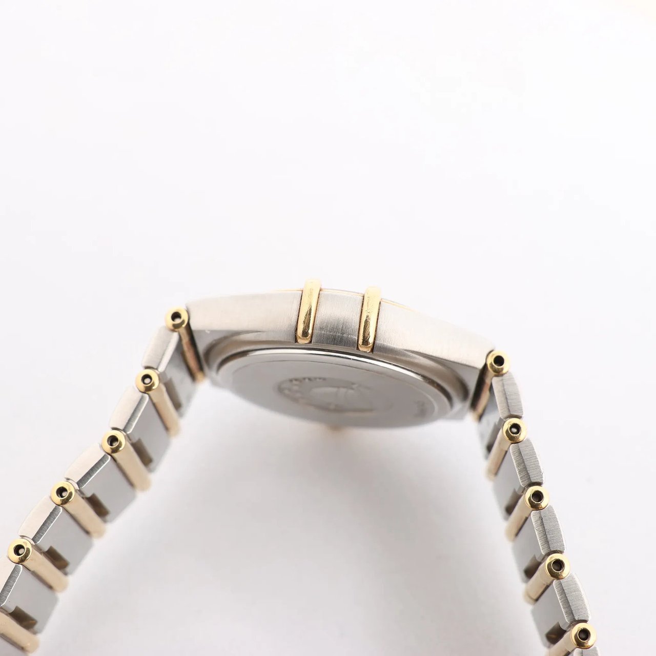 Omega Omega Constellation 1262.10.00 SS YG QZ Watch with Gold Dial Divers