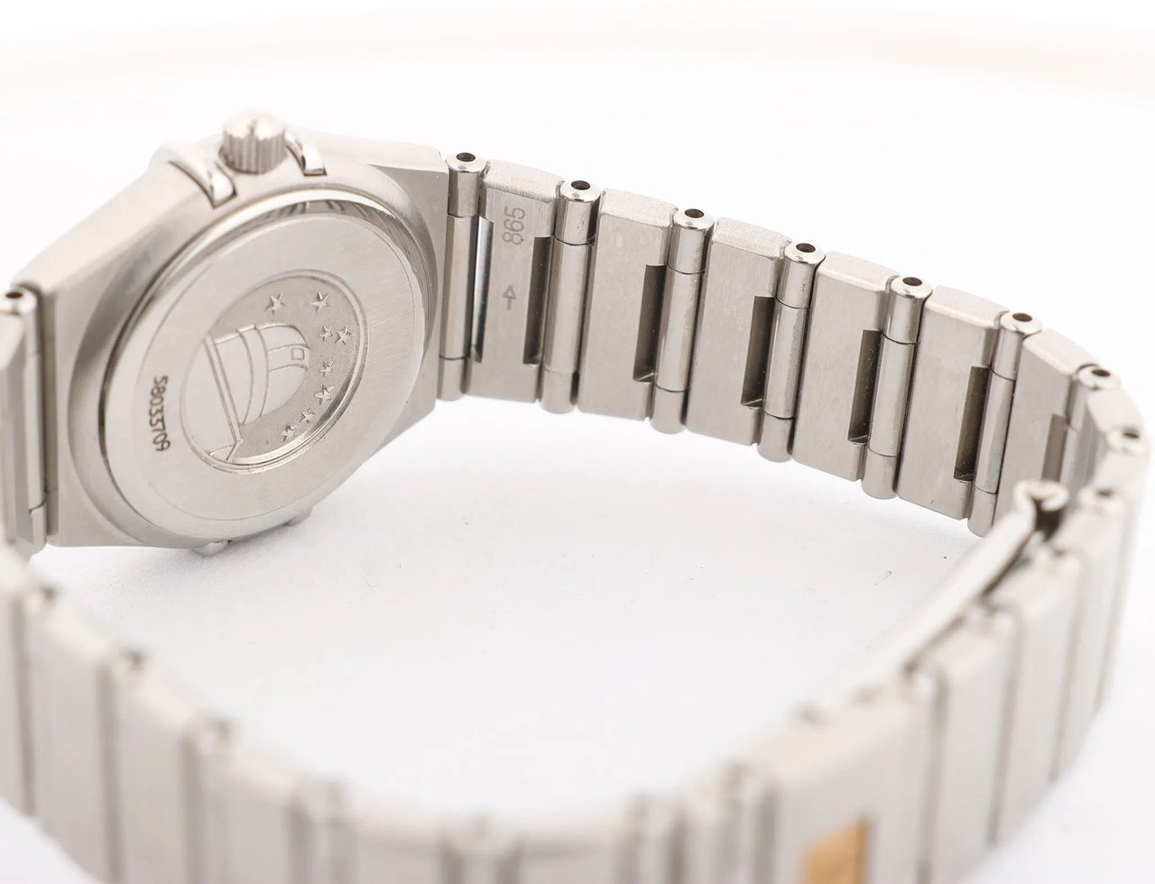 Omega Omega Constellation 1562.30.00 SS QZ Watch with White Dial Divers