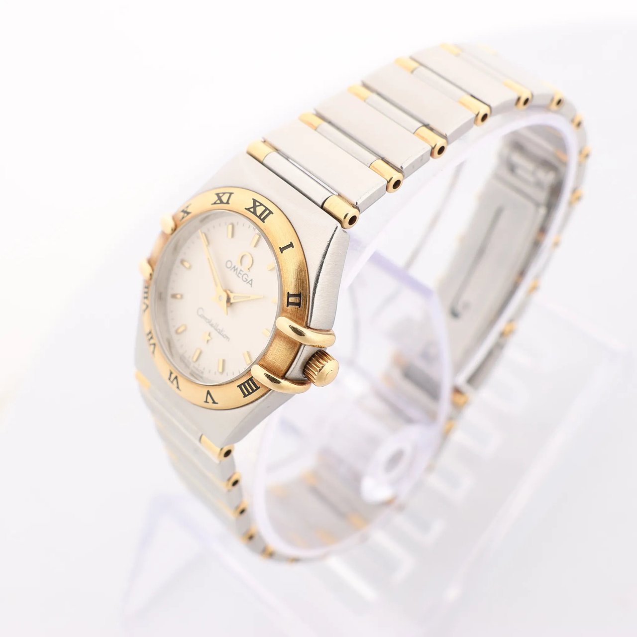 Omega Omega Constellation 1362.30 58366585 SS QZ Watch with Beige Dial Beige