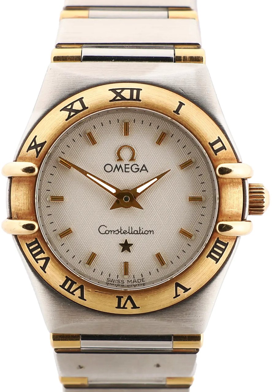 Omega Omega Constellation 1362.30 58366585 SS QZ Watch with Beige Dial Beige