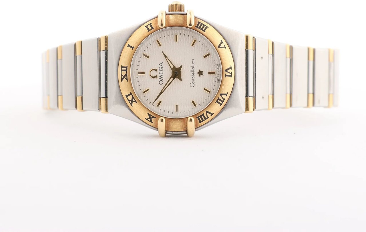 Omega Omega Constellation 1362.30 58366585 SS QZ Watch with Beige Dial Beige