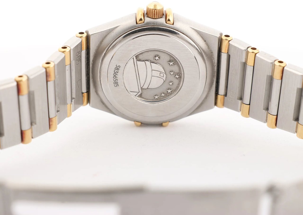 Omega Omega Constellation 1362.30 58366585 SS QZ Watch with Beige Dial Beige