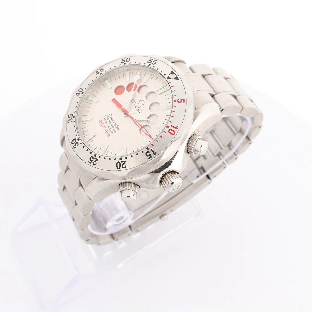 Omega Omega Seamaster Apnea Maillol 2595.30 59701934 SS AT Watch with Silver Dial Zilver