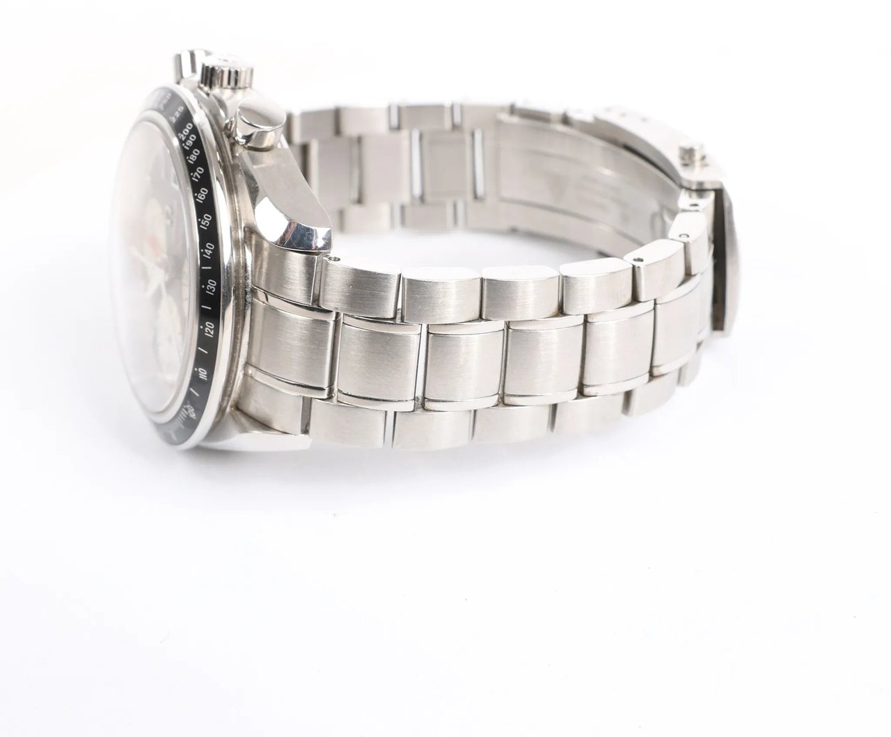 Omega Omega Speedmaster 3210.51 85705936 SS AT Watch with Black Dial Zwart