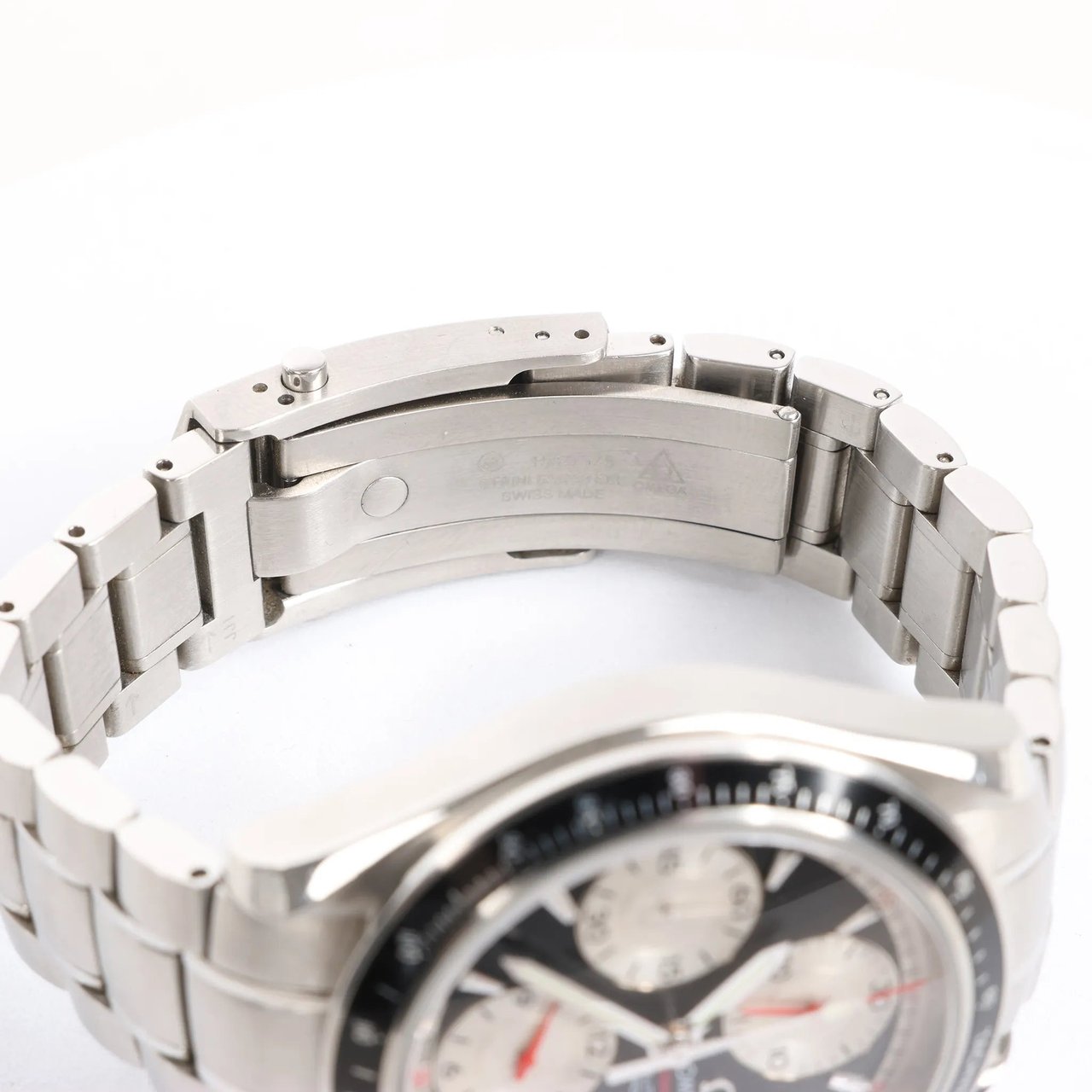 Omega Omega Speedmaster 3210.51 85705936 SS AT Watch with Black Dial Zwart