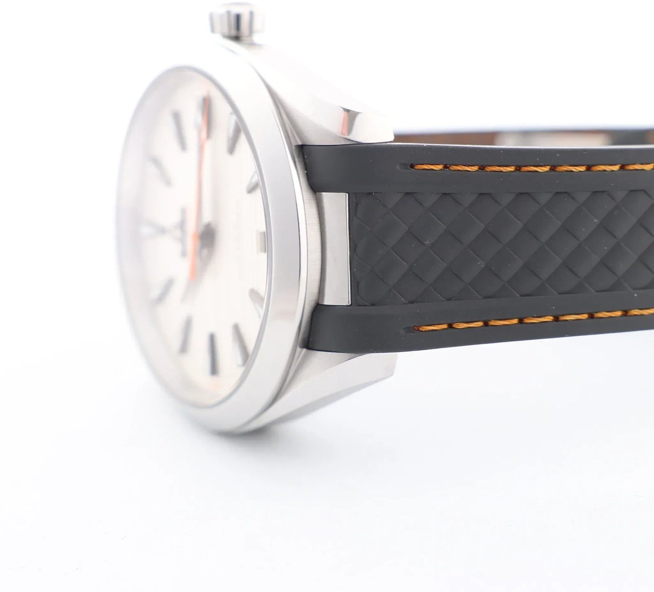 Omega Omega Seamaster Aqua Terra Co-Axial 220.12.41.21.02.002 SS & Rubber AT Silver Dial Watch Zilver