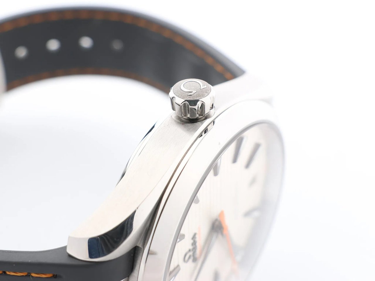 Omega Omega Seamaster Aqua Terra Co-Axial 220.12.41.21.02.002 SS & Rubber AT Silver Dial Watch Zilver