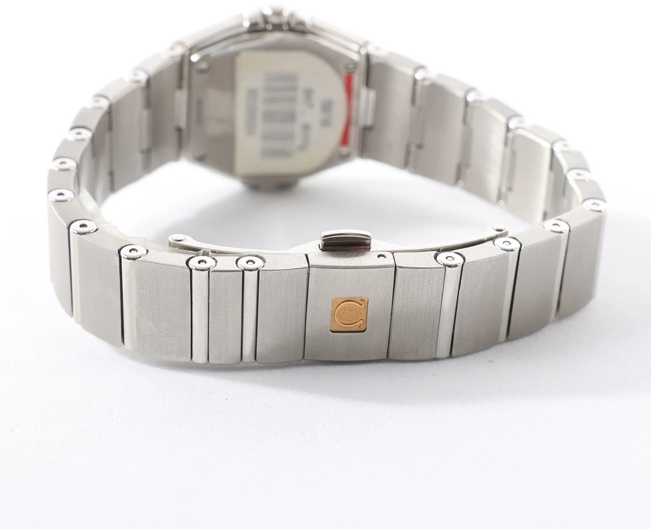 Omega Omega Constellation 123.15.24.60.01.001 92203020 SS QZ Watch with Black Dial Zwart