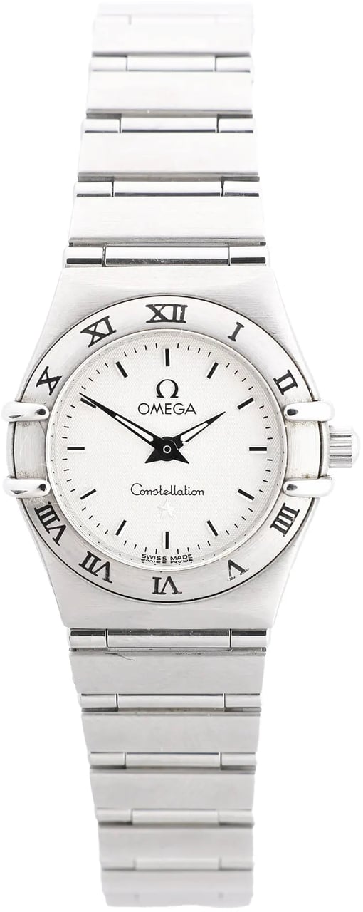 Omega Omega Constellation 1562.3 56987505 6553/865 SS QZ Watch with White Dial Divers