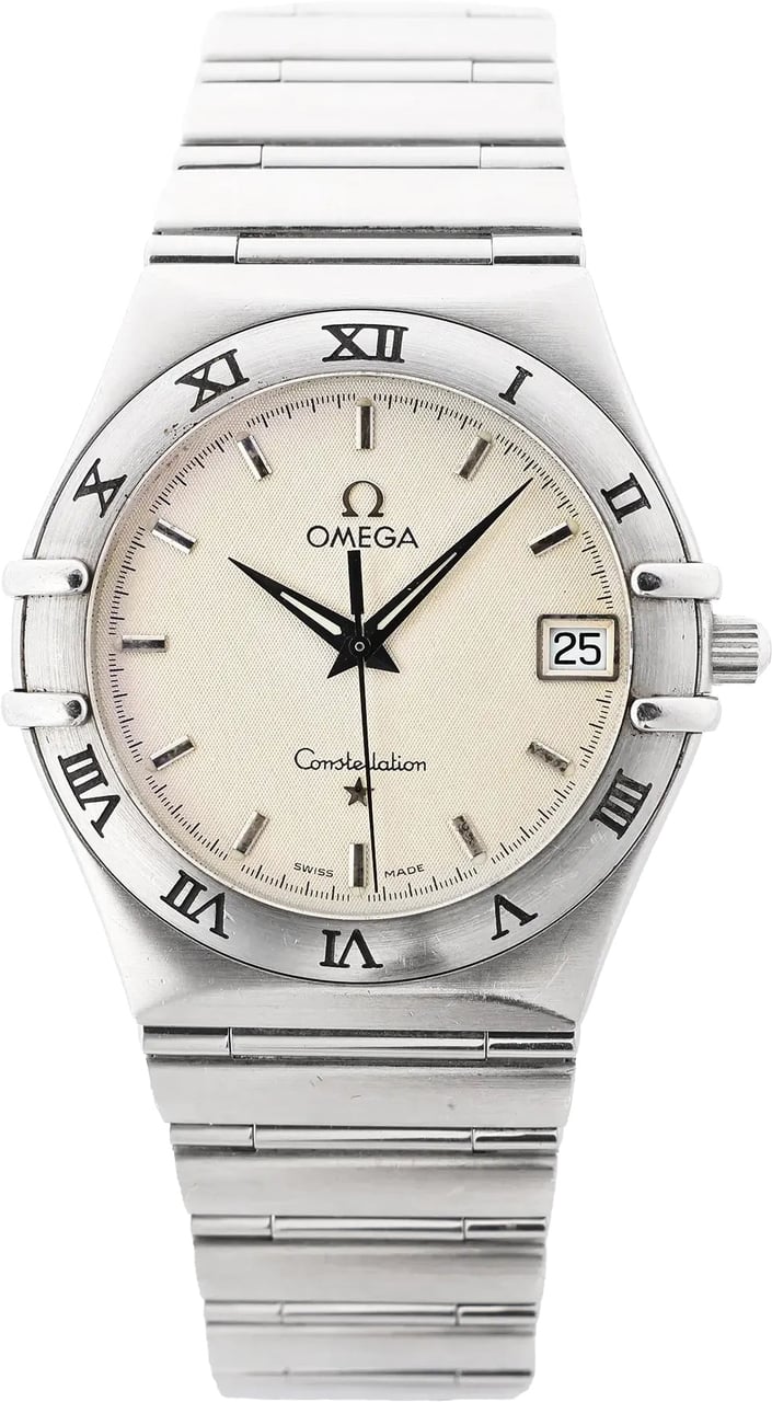 Omega Omega Constellation 1512.30 57330974 SS SS QZ Watch with Beige Dial Beige