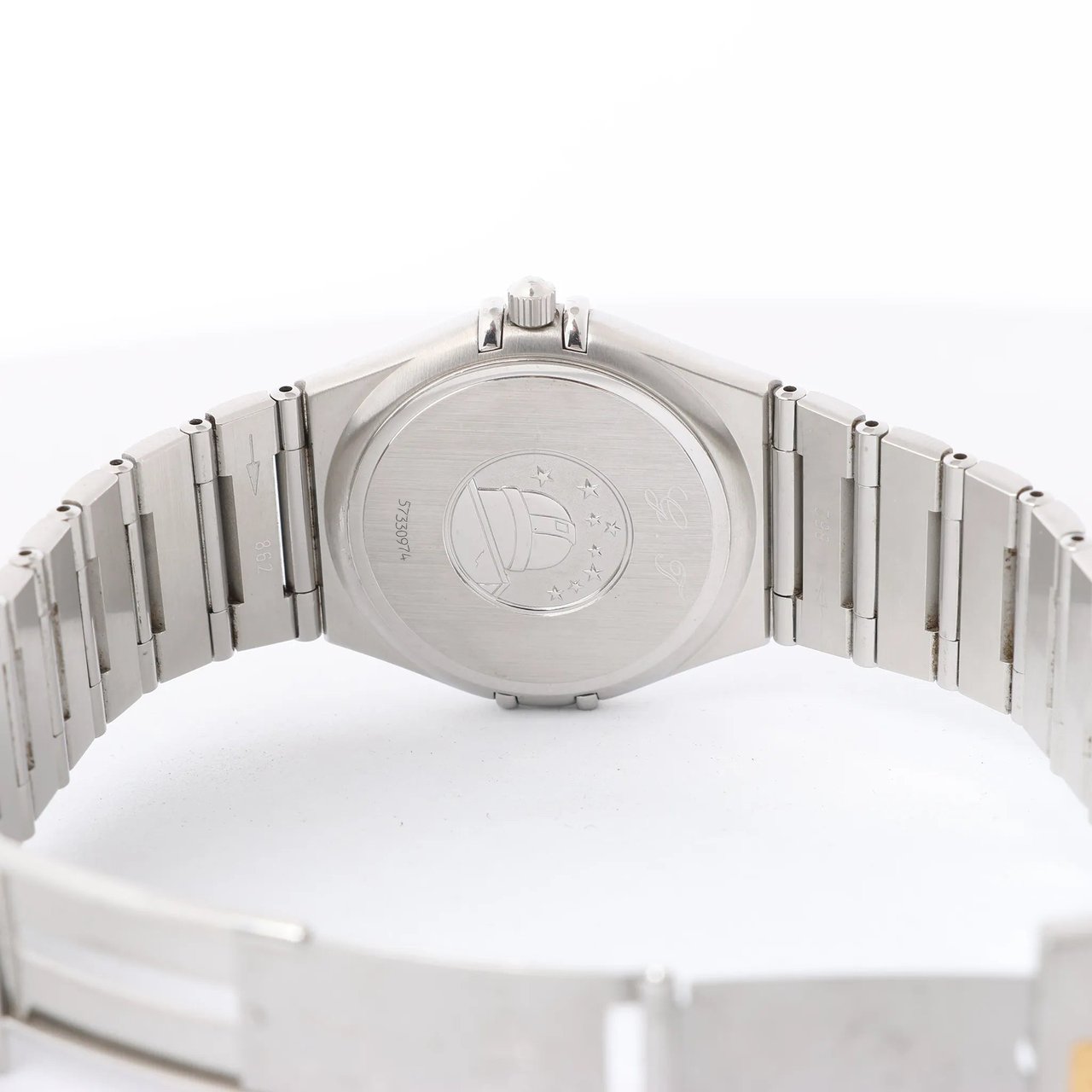 Omega Omega Constellation 1512.30 57330974 SS SS QZ Watch with Beige Dial Beige