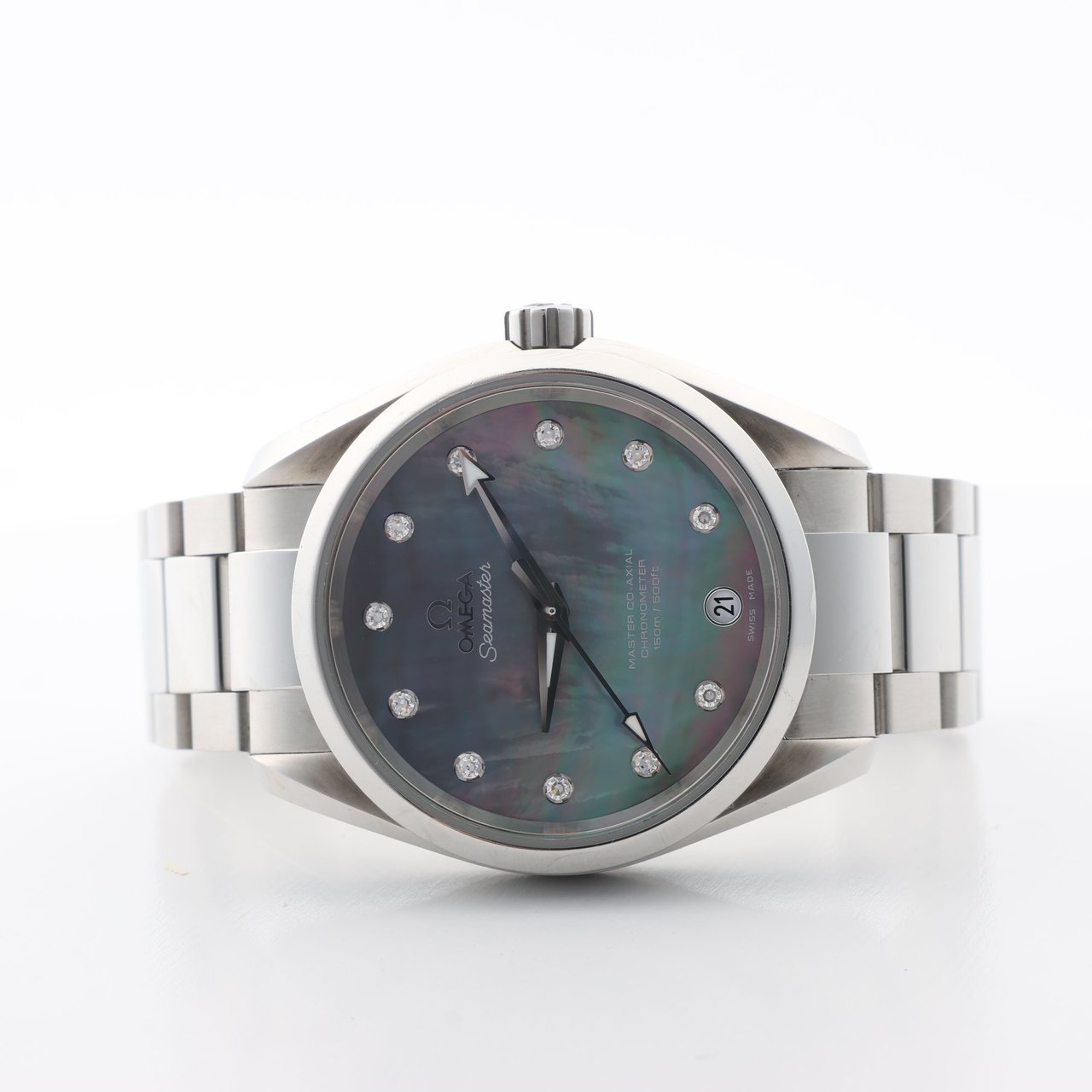 Omega Omega Seamaster Aquaterra 231.10.39.21.57.001 87257832 SS AT Blue-Shell-Face Watch Blauw
