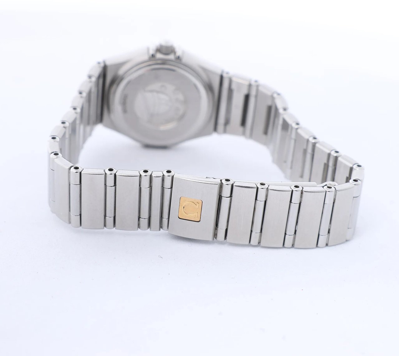 Omega Constellation 1562.65 55930509 SS QZ Watch with Pink MOP Dial Roze