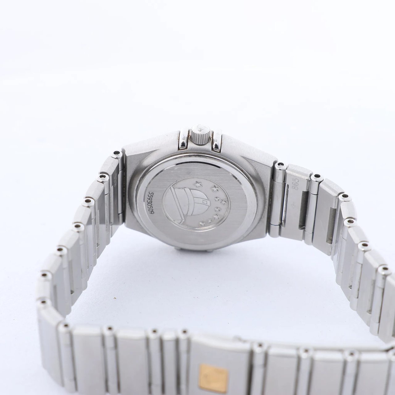 Omega Constellation 1562.65 55930509 SS QZ Watch with Pink MOP Dial Roze