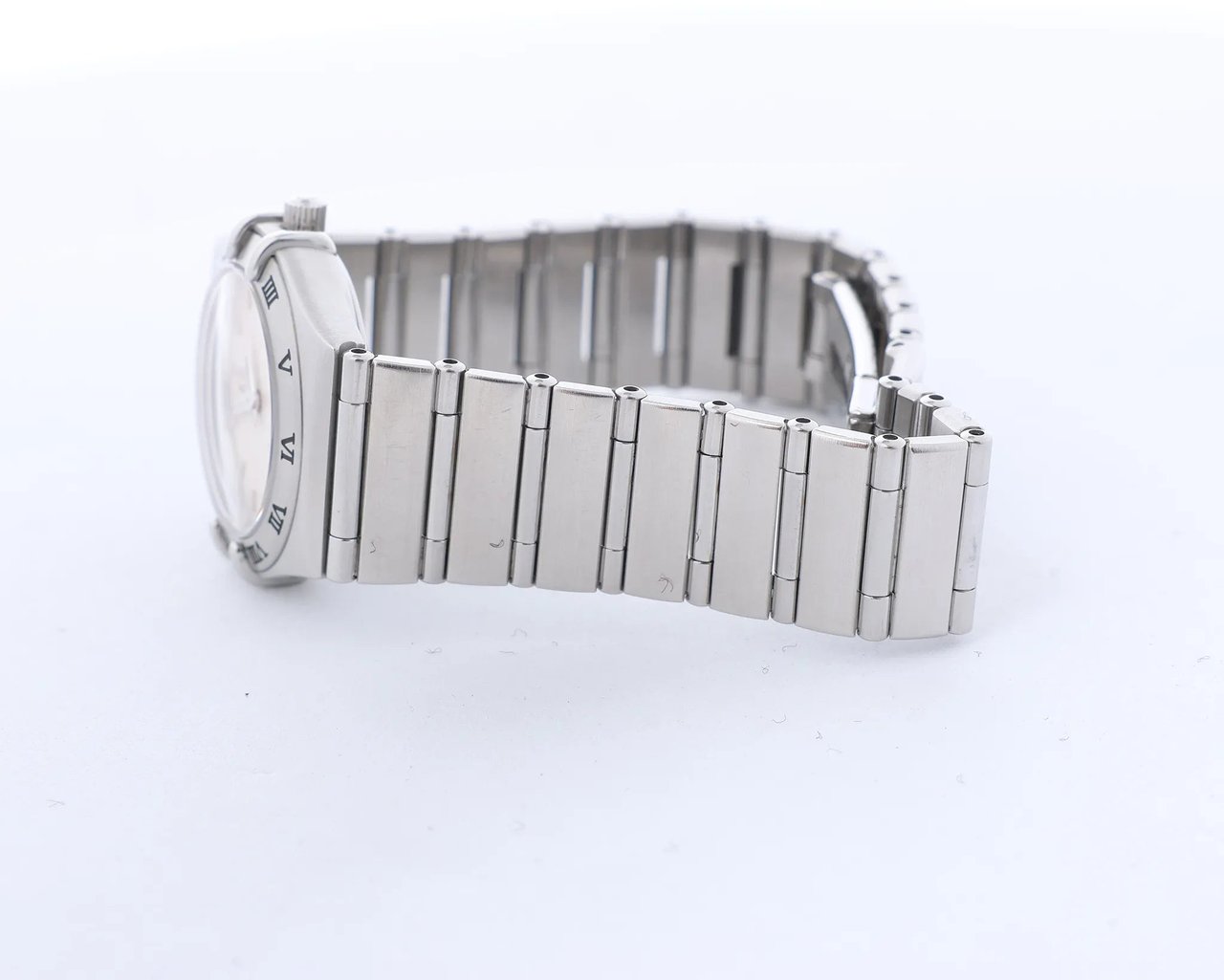 Omega Constellation 1572.30 55945909 SS QZ Watch with Beige Dial Beige