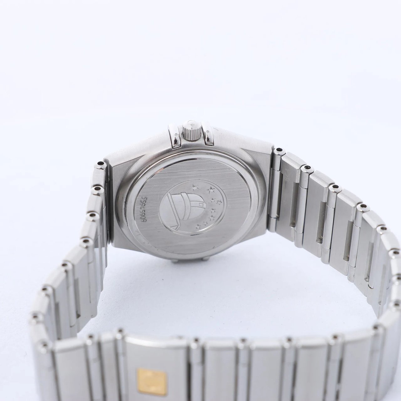 Omega Constellation 1572.30 55945909 SS QZ Watch with Beige Dial Beige