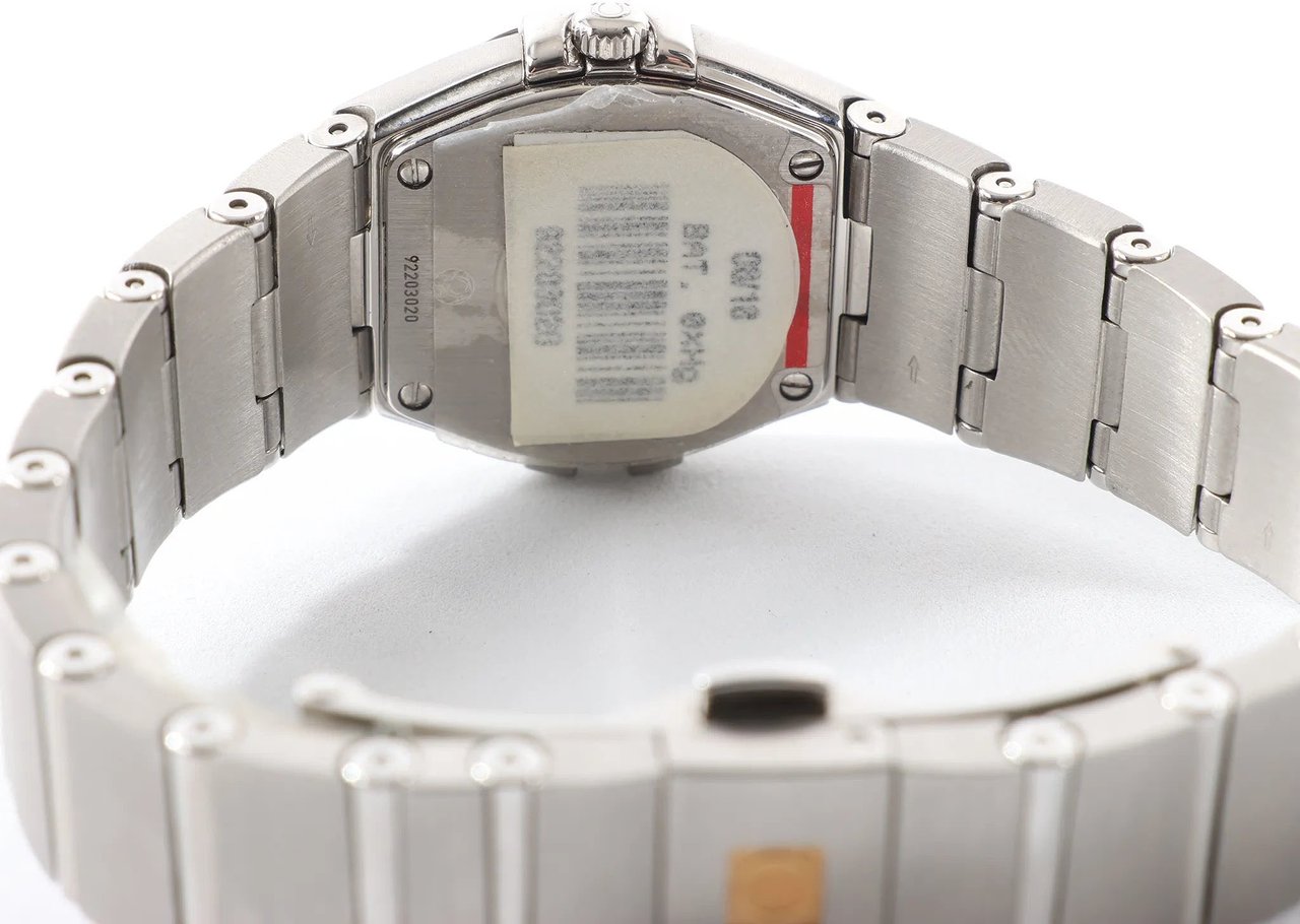 Omega Constellation 123.15.24.60.01.001 92203020 SS QZ Watch with Black Dial Zwart