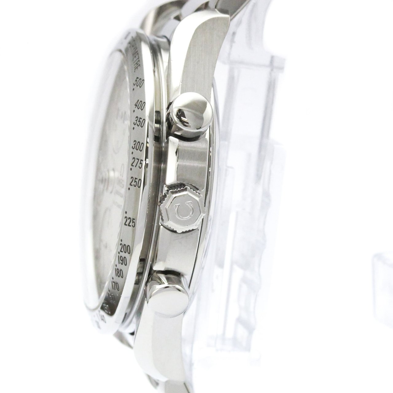 Omega Speedmaster Day-Date Chronograph Automatic Watch Stainless Steel 39 Divers
