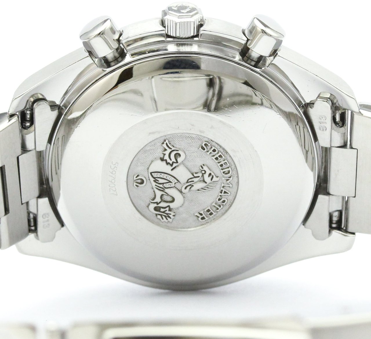 Omega Speedmaster Day-Date Chronograph Automatic Watch Stainless Steel 39 Divers
