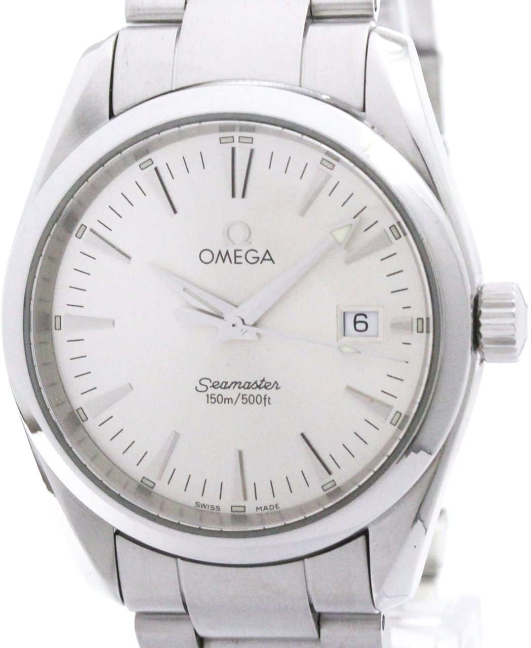 Omega Seamaster Aqua Terra 150M Quartz Watch Stainless Steel 36 Divers