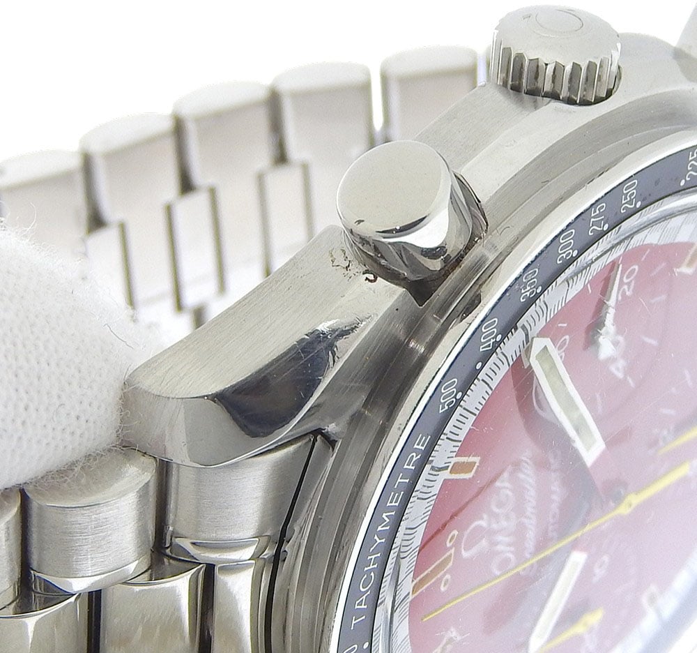 Omega Speedmaster Michael Schumacher Chronograph Automatic Watch Stainless Steel 39 Divers