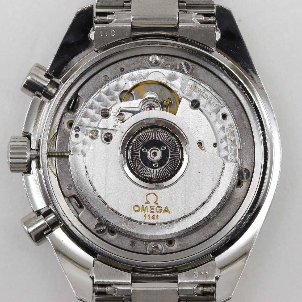 Omega Speedmaster Michael Schumacher Chronograph Automatic Watch Stainless Steel 39 Divers