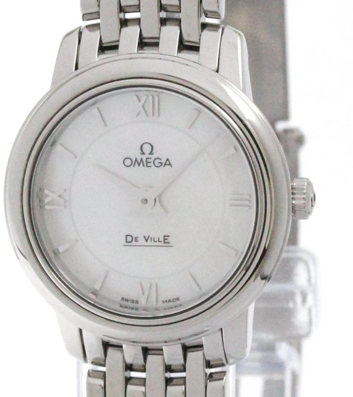 Omega De Ville Prestige Quartz Watch Stainless Steel 24 Divers