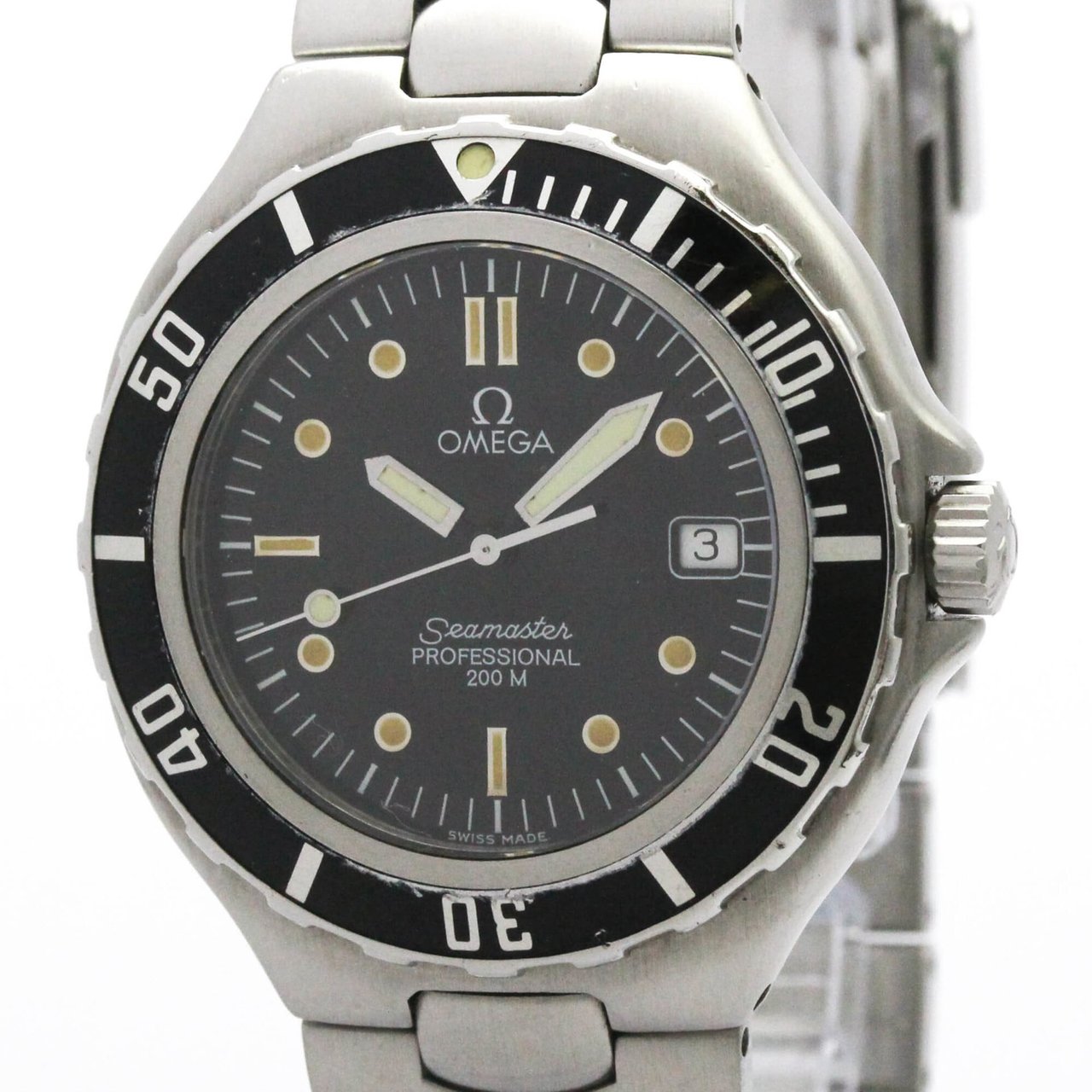 Omega Omega Seamaster Professional 200 Pre Bond Chronometer Quartz Watch Stainless steel 39 Divers