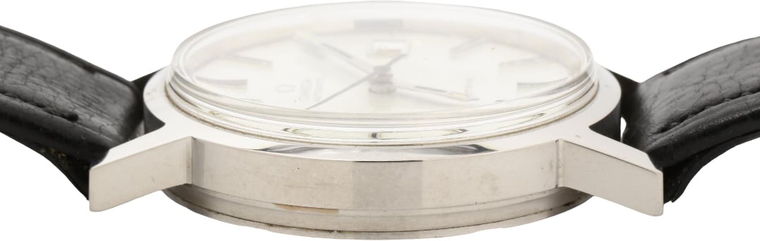 Omega Omega Vintage Genéve Automatic Watch Bracelet en cuir 18 Divers