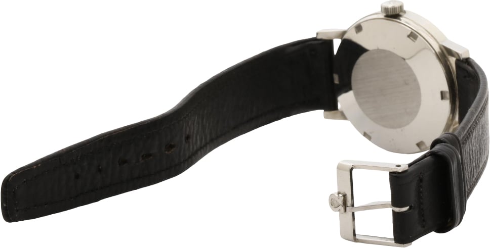 Omega Omega Vintage Genéve Automatic Watch Bracelet en cuir 18 Divers