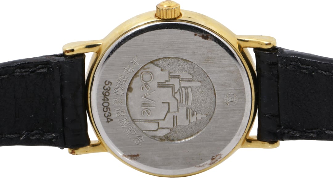 Omega Omega Omega De Ville gold Bracelet en cuir Divers