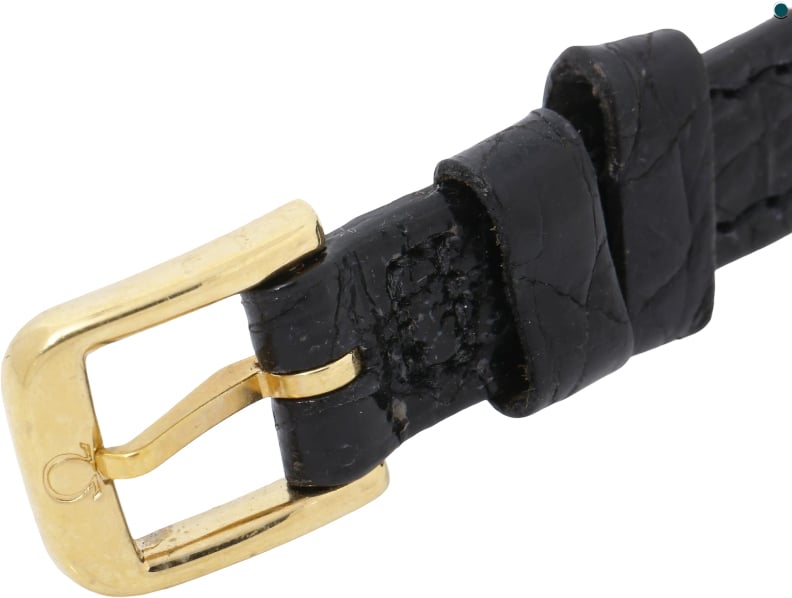 Omega Omega Omega De Ville gold Bracelet en cuir Divers