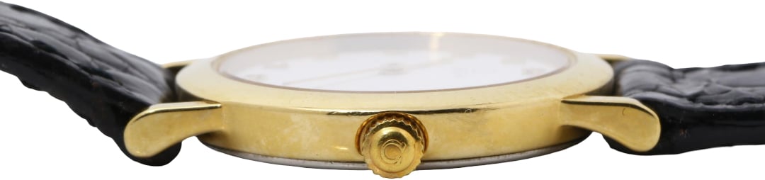 Omega Omega Omega De Ville gold Bracelet en cuir Divers