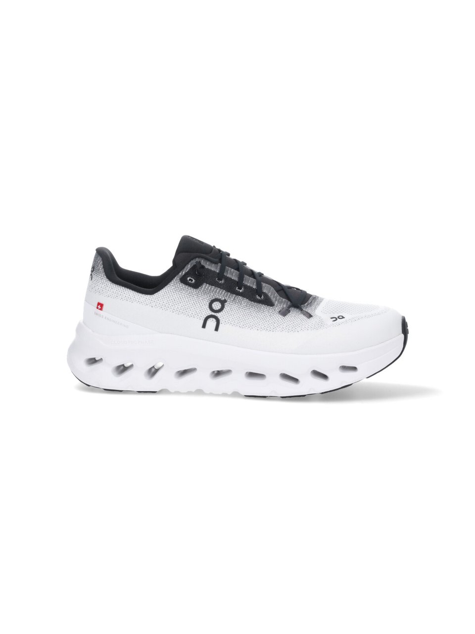 ON White Cloudtilt Mesh Sneakers Wit