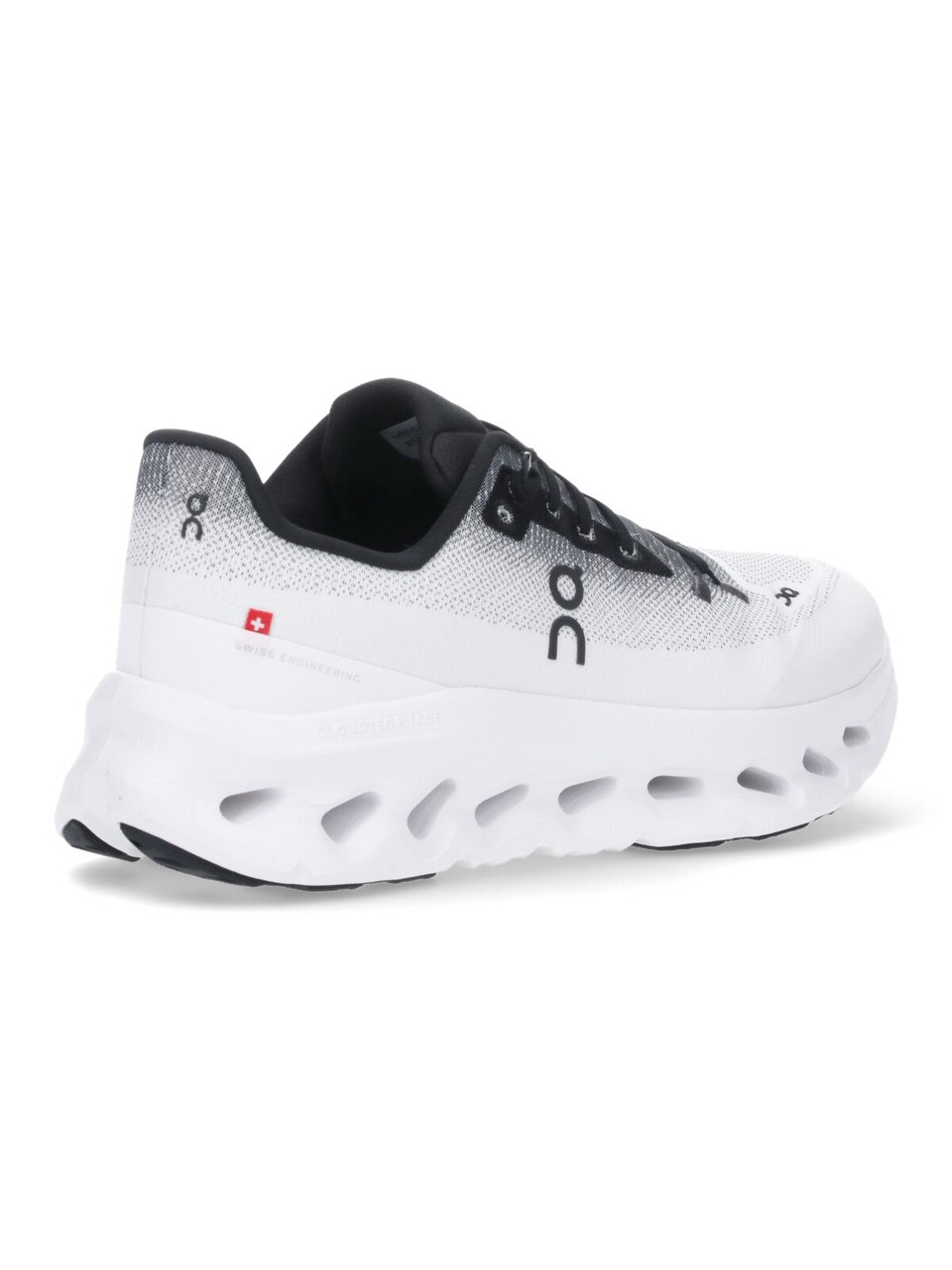 ON White Cloudtilt Mesh Sneakers Wit