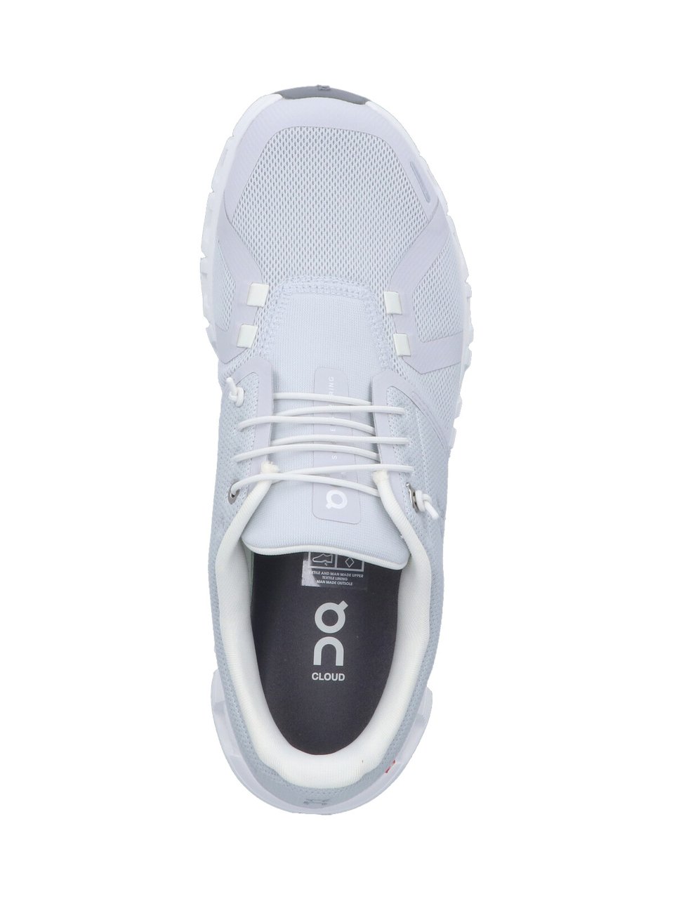 ON Gray Cloud 6 Mesh Sneakers Grijs