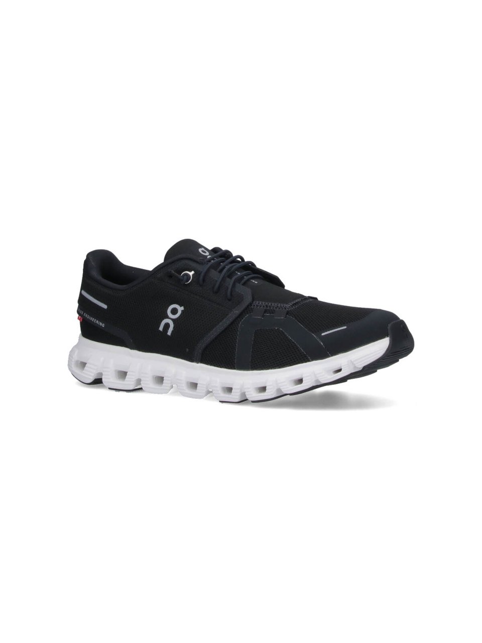 ON Black Cloud 6 Mesh Sneakers Zwart