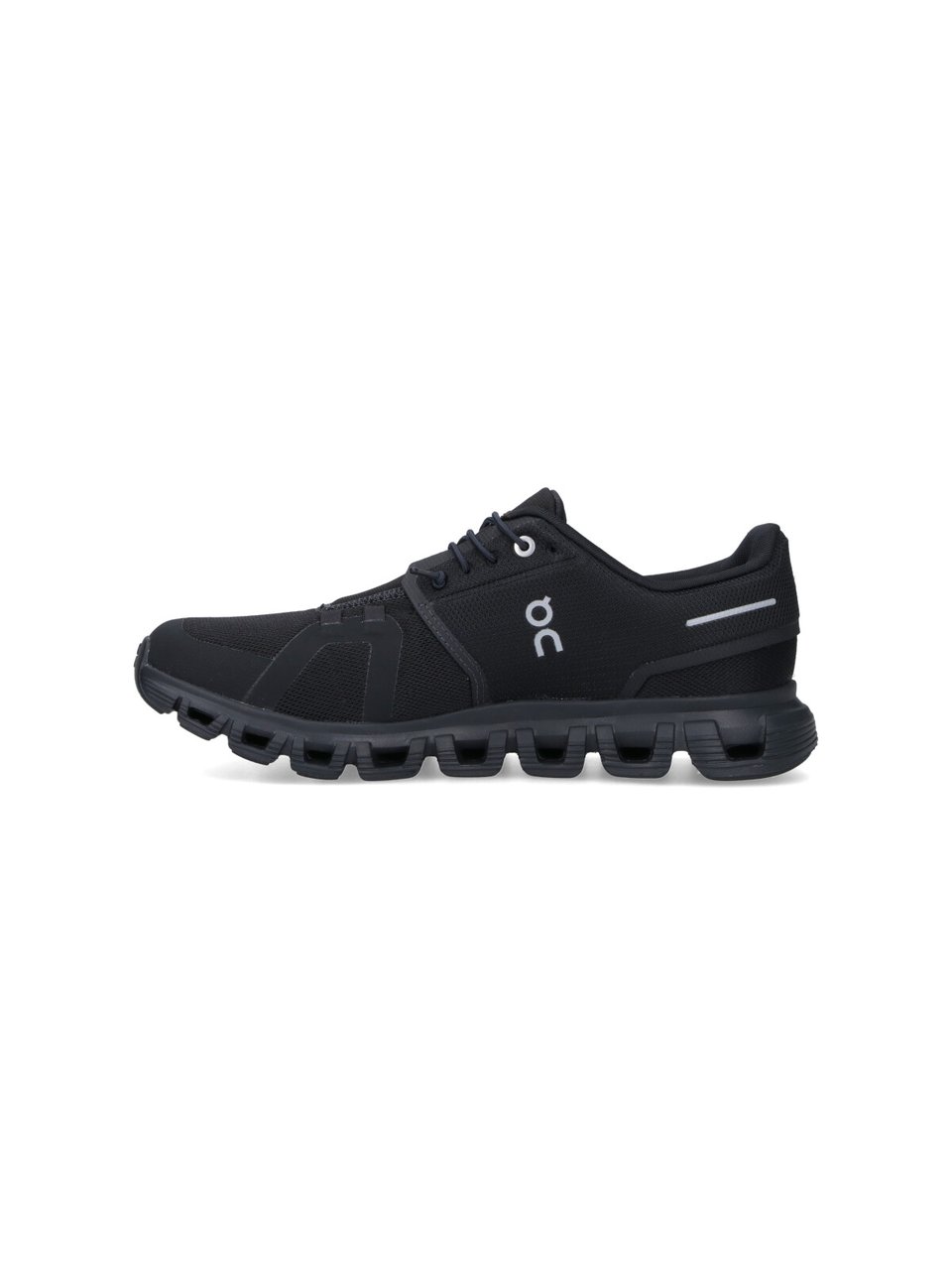 ON Black Cloud 6 Mesh Sneakers Zwart