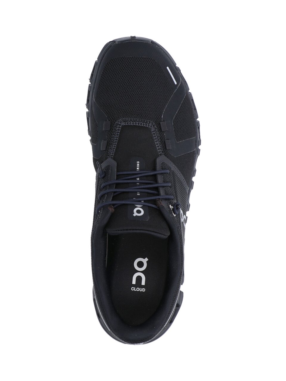 ON Black Cloud 6 Mesh Sneakers Zwart