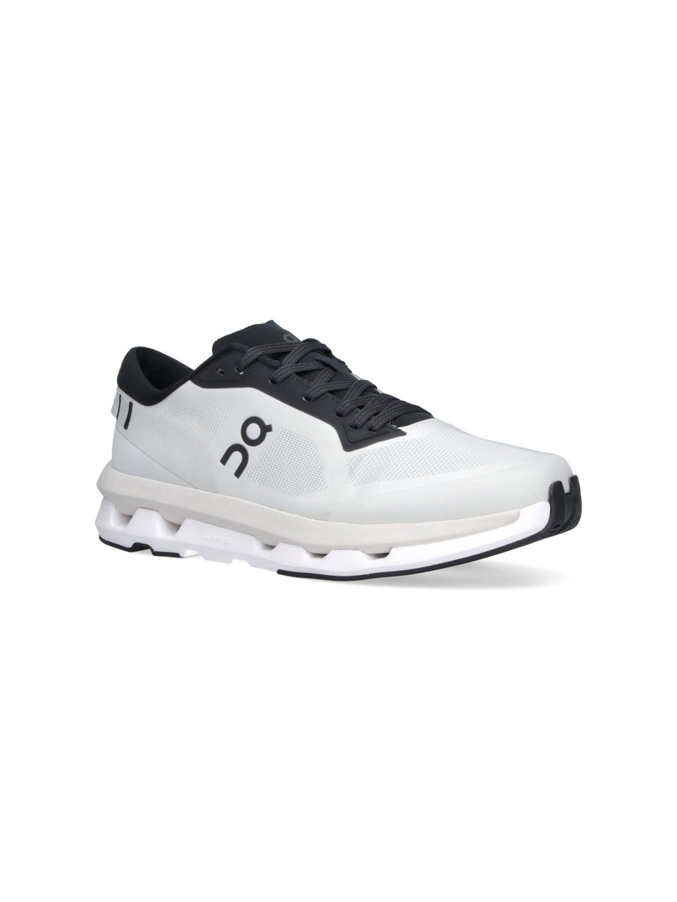ON White Couldzone Fabric Sneakers Wit