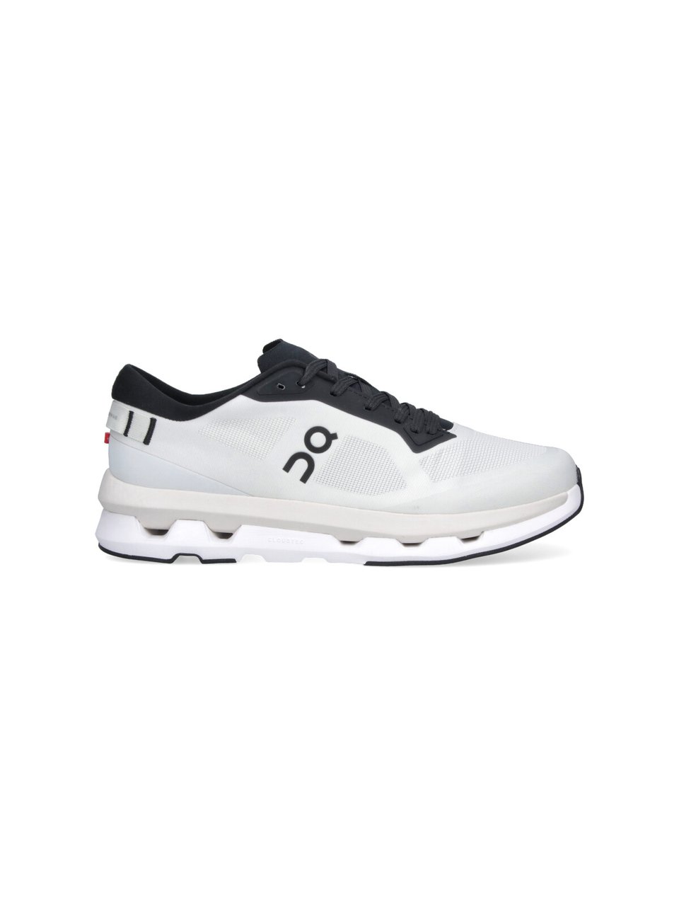 ON White Couldzone Fabric Sneakers Wit