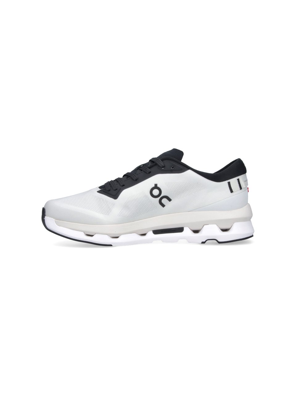 ON White Couldzone Fabric Sneakers Wit