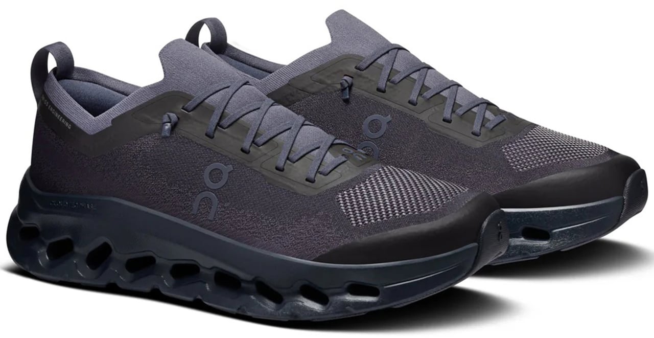 ON Black Cloudtilt Mo Breathable Mesh Running Sneakers Zwart