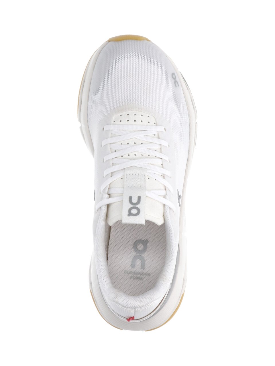 ON White Flexible Design Gum Sole Sneakers Wit