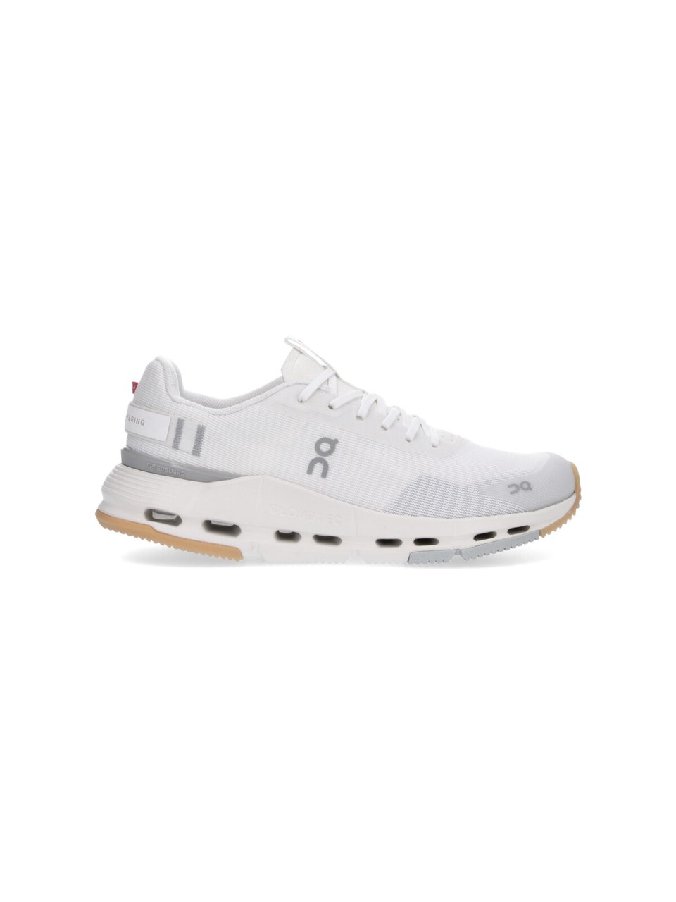 ON White Flexible Design Gum Sole Sneakers Wit