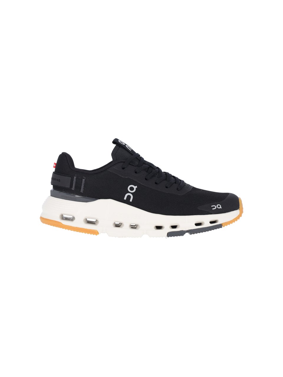 ON Black Cloudnova Form 2 Fabric Sneakers Zwart