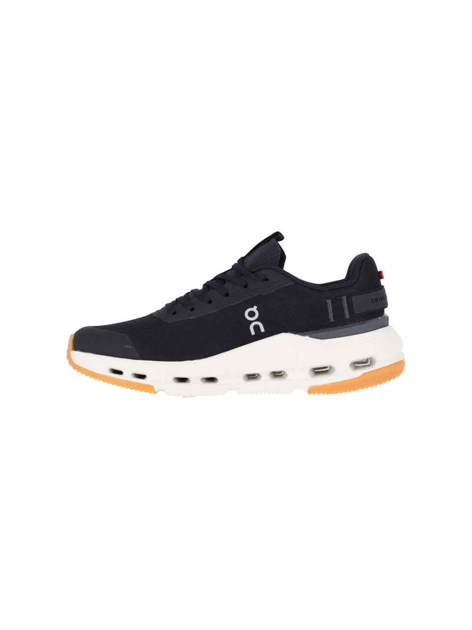 ON Black Cloudnova Form 2 Fabric Sneakers Zwart